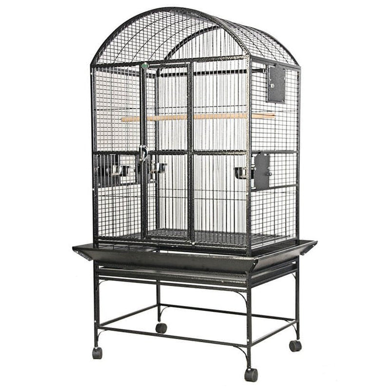 A&E 24"X22" Dome Top Bird Cage - 9002422 Black