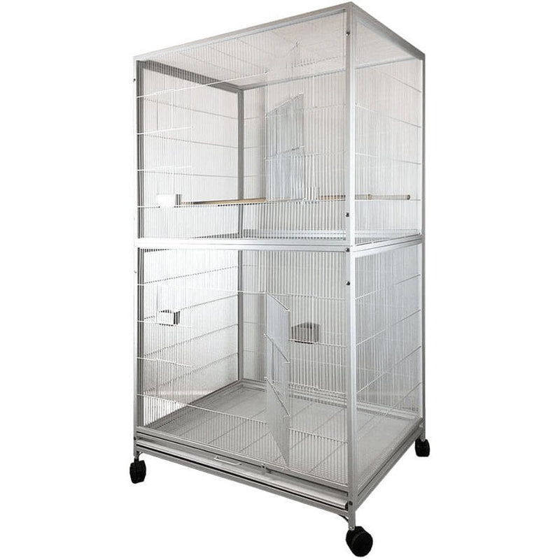 A&E 40"x30" Extra Large Flight Cage - 4030FL White