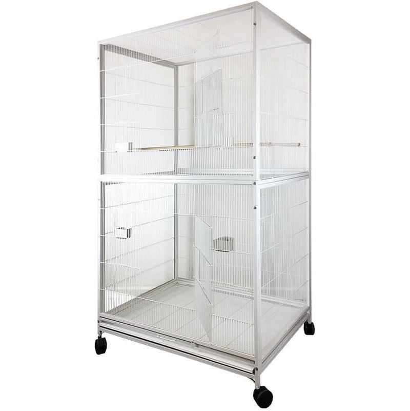 A&E 40"x30" Extra Large Flight Cage - 4030FL White