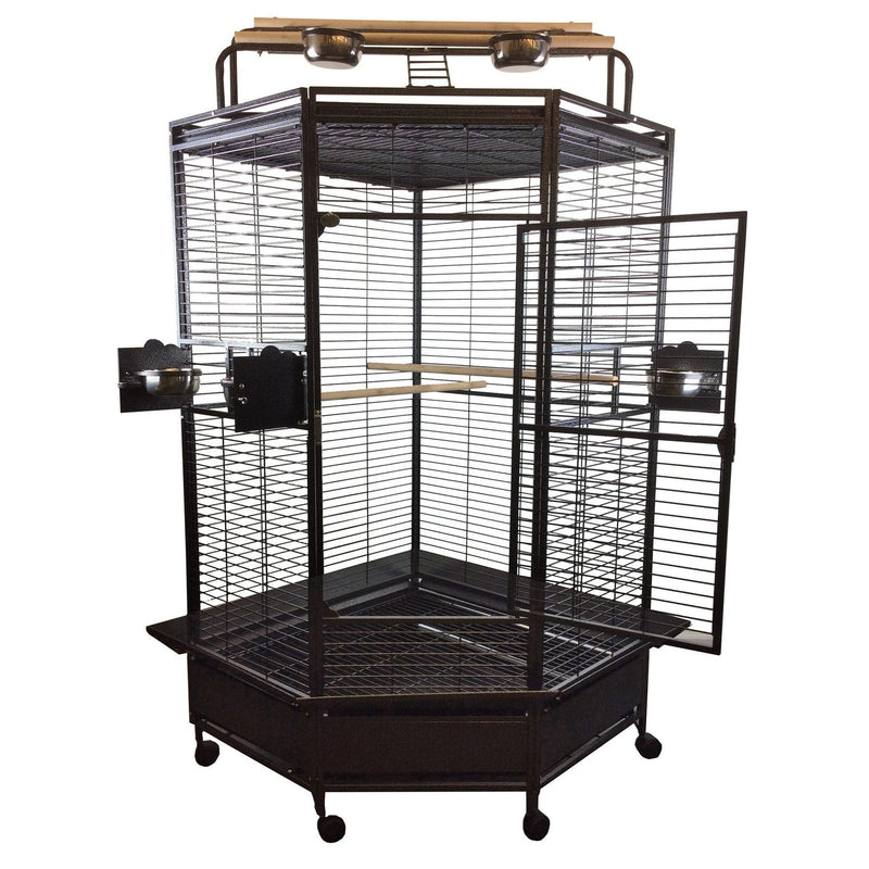 A&E Corner Cage -  AE-CC3232BLK