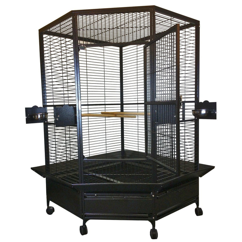 A&E Corner Cage -  AE-CC3232BLK